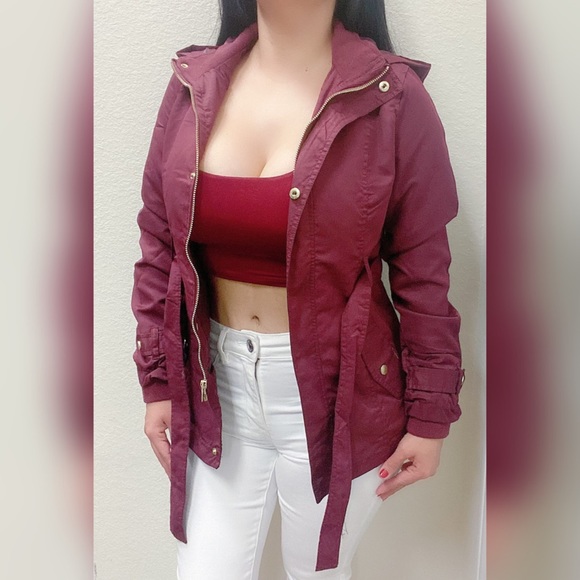 Jackets & Blazers - Burgundy Jacket